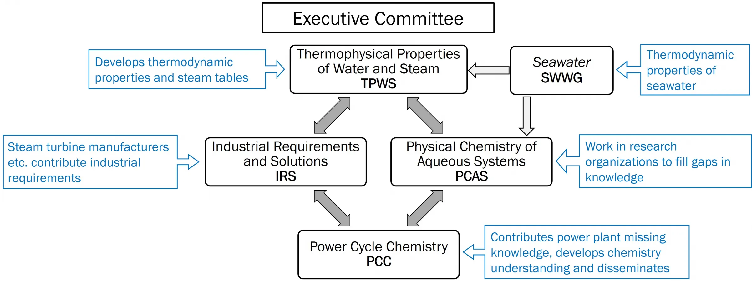 IAPWS Working Groups
